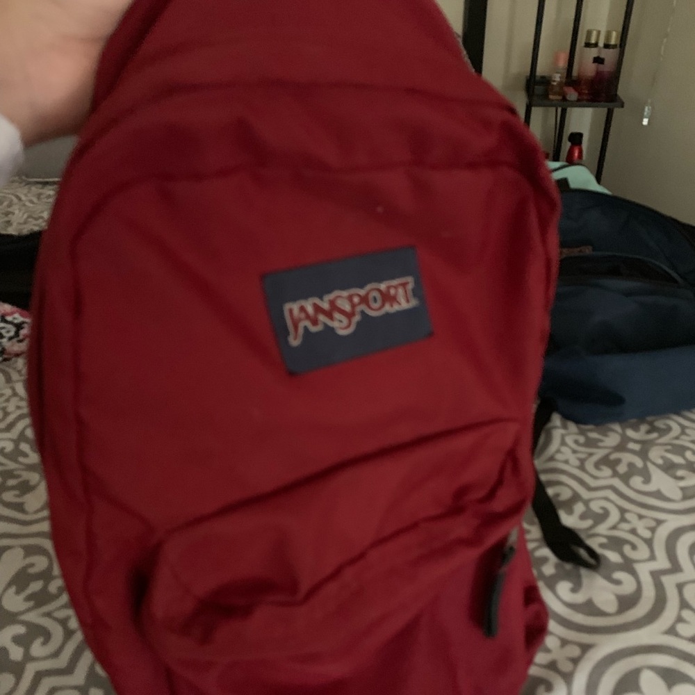 SOLD!Burgundy backpack